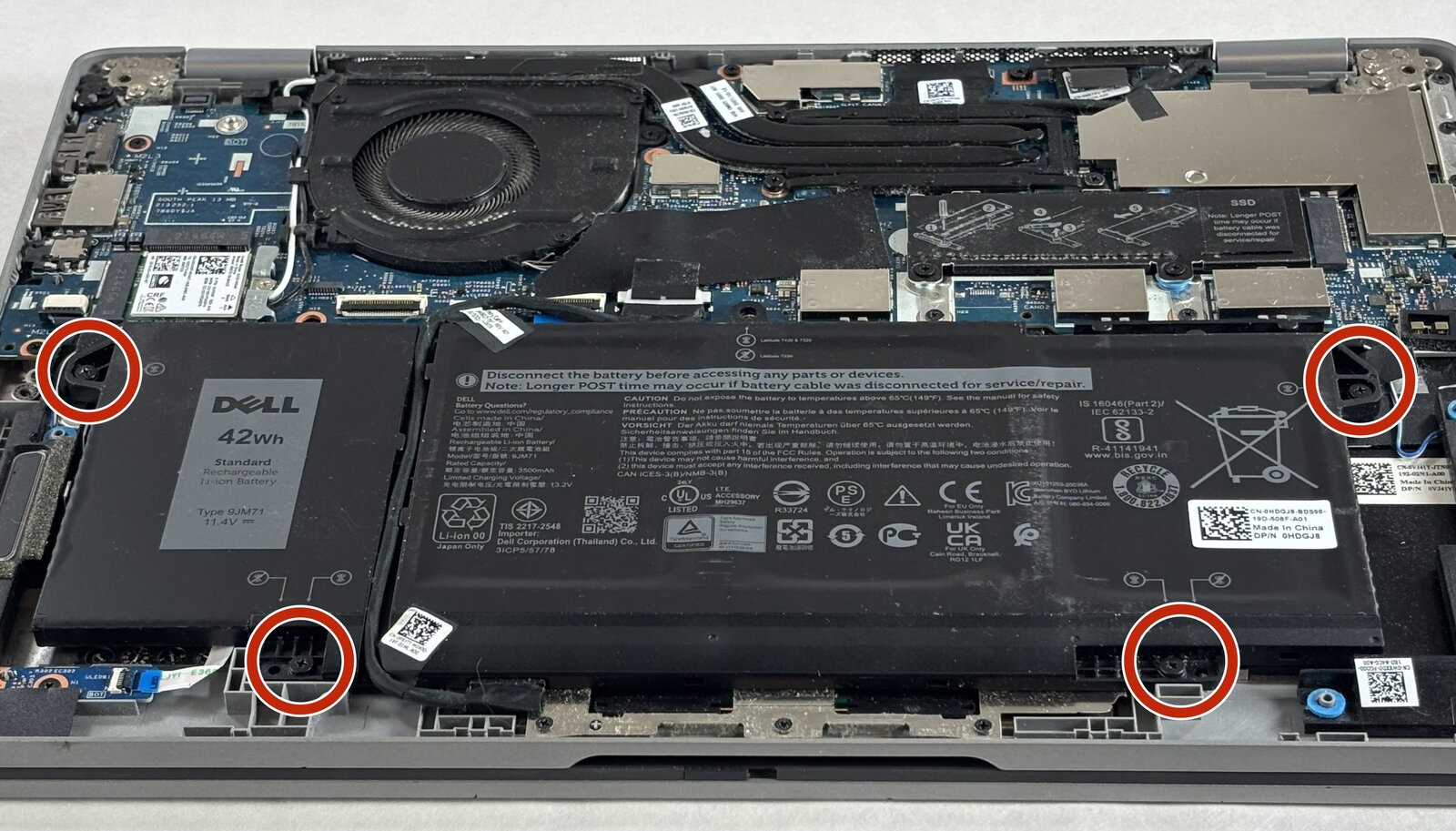 How to replace and fix DELL Latitude 5320 E5320 30pin 0.4mm LED 450.0PD05.0001 006D8G LCD Cable (Latitude 5320)